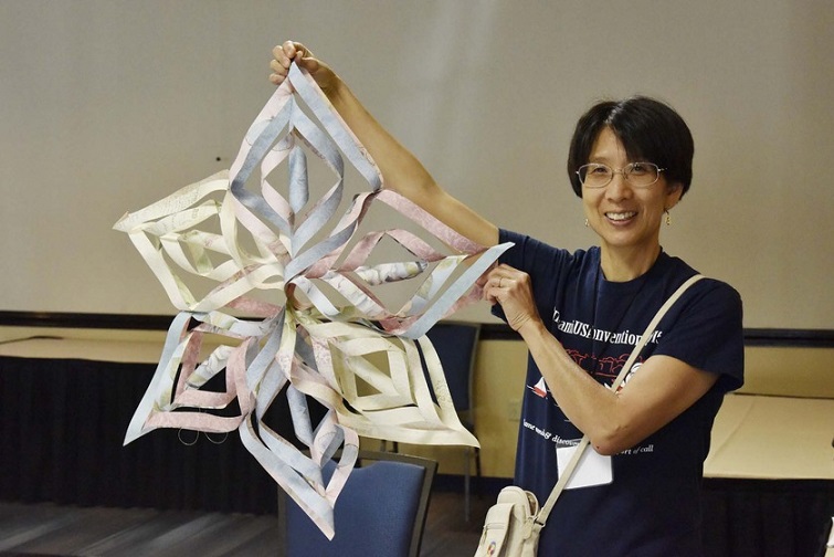 Musician and origami artist Sheree Green is a teacher with the Ohio Paper Folders. You can view her work on display at this year's Columbus Arts Festival or at Thai Grille in Westerville.