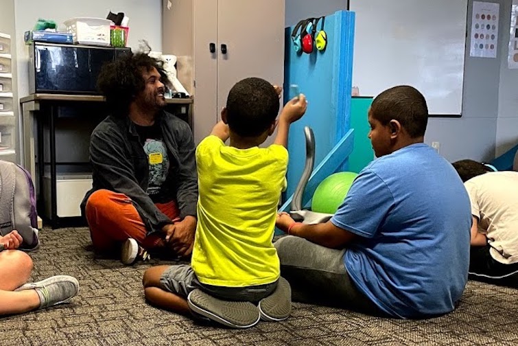 Last summer, Art Possible Ohio partnered with Columbus artist Bryan Moss and Bridgeway Academy to create an artwork for the school’s new building. We caught up with Bryan to update us on the project.