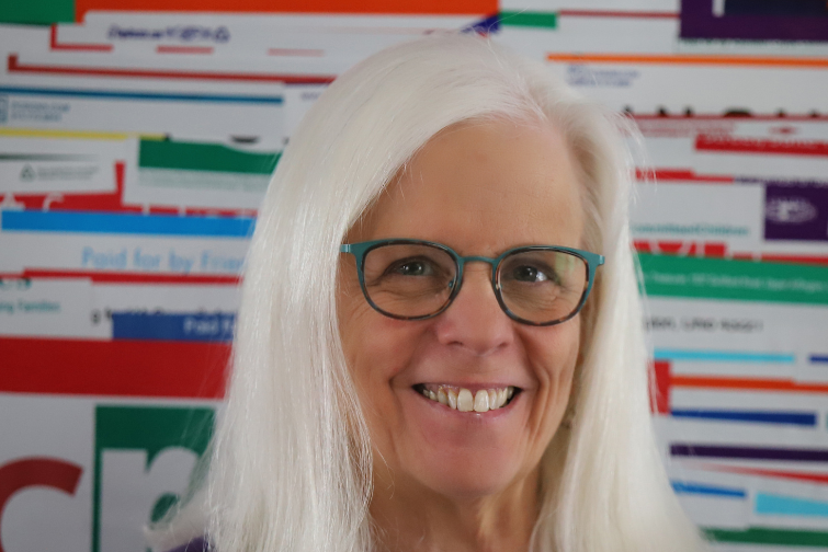 Multimedia Artist Shelley Brenner Baird Deconstructs and Transforms Political Signs into Powerful Works of Art